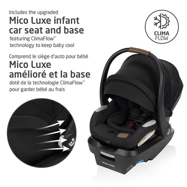 Maxi Cosi Basalt Black Zelia Max 5 in 1 Travel System | Canadian